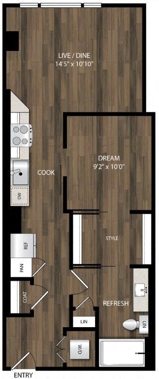 Portland Astoria Apartments in Portland, Oregon A5.1 Floor Plan
